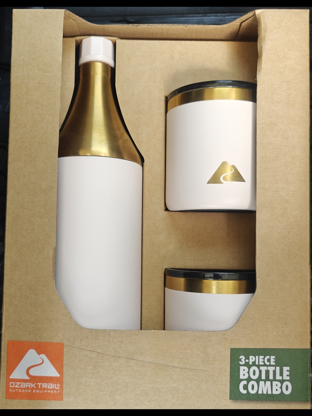 Ozark Trail*All Day Wine Set *34 OZ BOTTLE & 2-10 OZ Lowballs FAST SHIP NIB